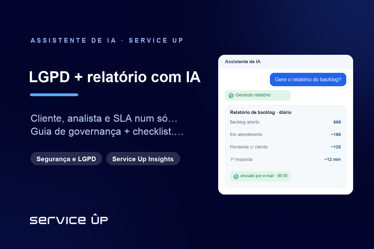 Relatório com IA tocando dado de cliente e de funcionário: como fazer dentro da LGPD